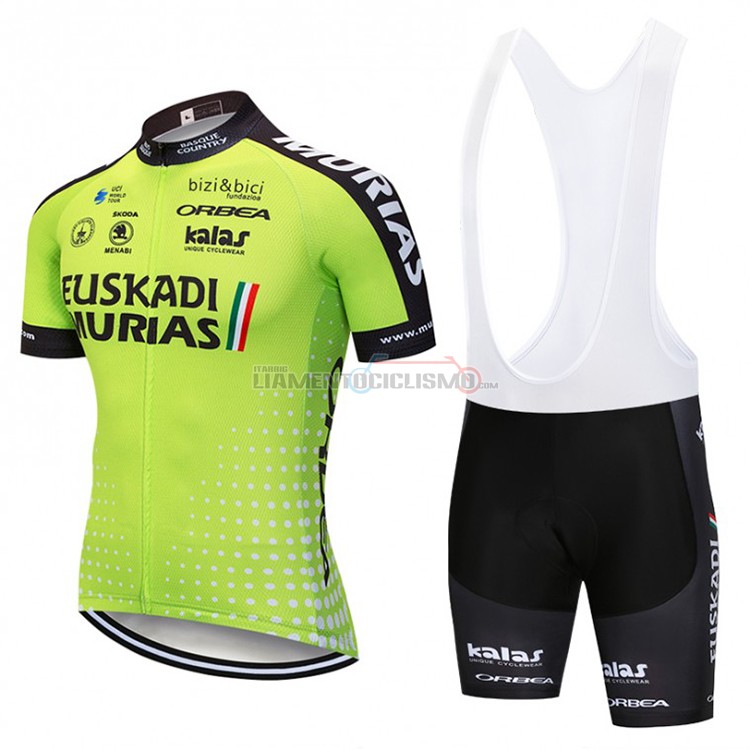 Abbigliamento Ciclismo Euskadi Murias Manica Corta Verde